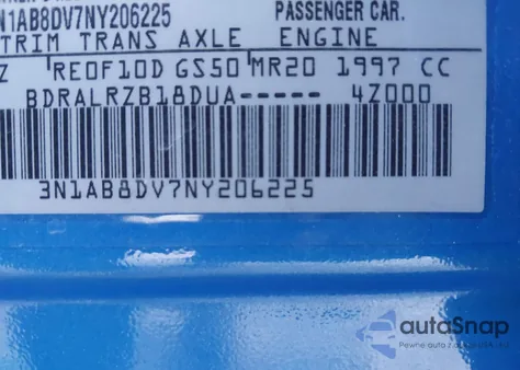 2022 Nissan Sentra Sr Xtronic Cvt from USA, damaged, VIN 3N1AB8DV7NY206225